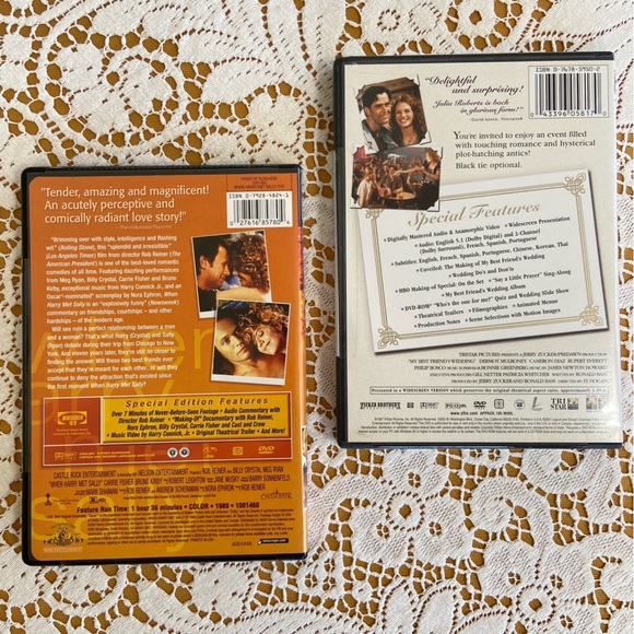 When Harry Met Sally & My Best Friends Wedding:  New in Box Special Edition DVDs - Picture 2 of 10